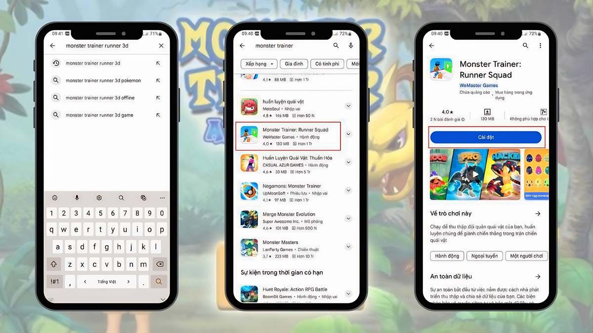 Cách tải Monster Trainer trên điện thoại Android