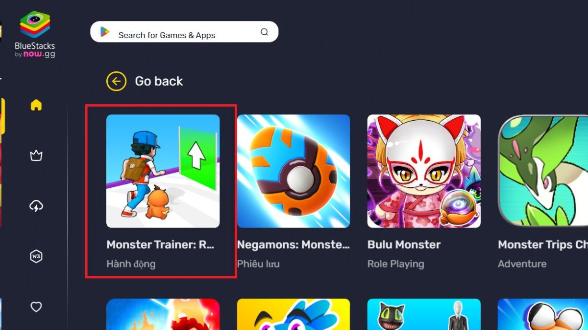 Cách tải Monster Trainer trên máy tính bước 2
