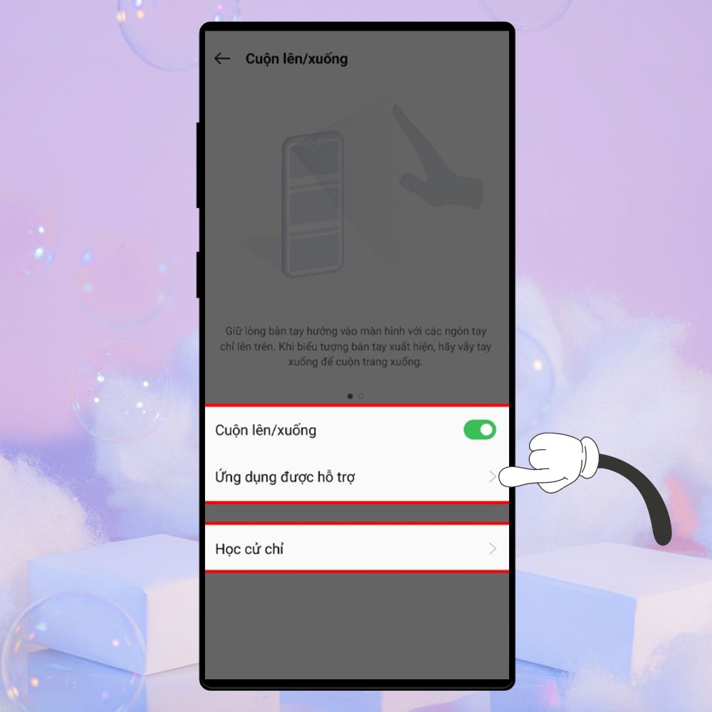 Mẹo lướt Facebook không cần dùng tay trên OPPO 5