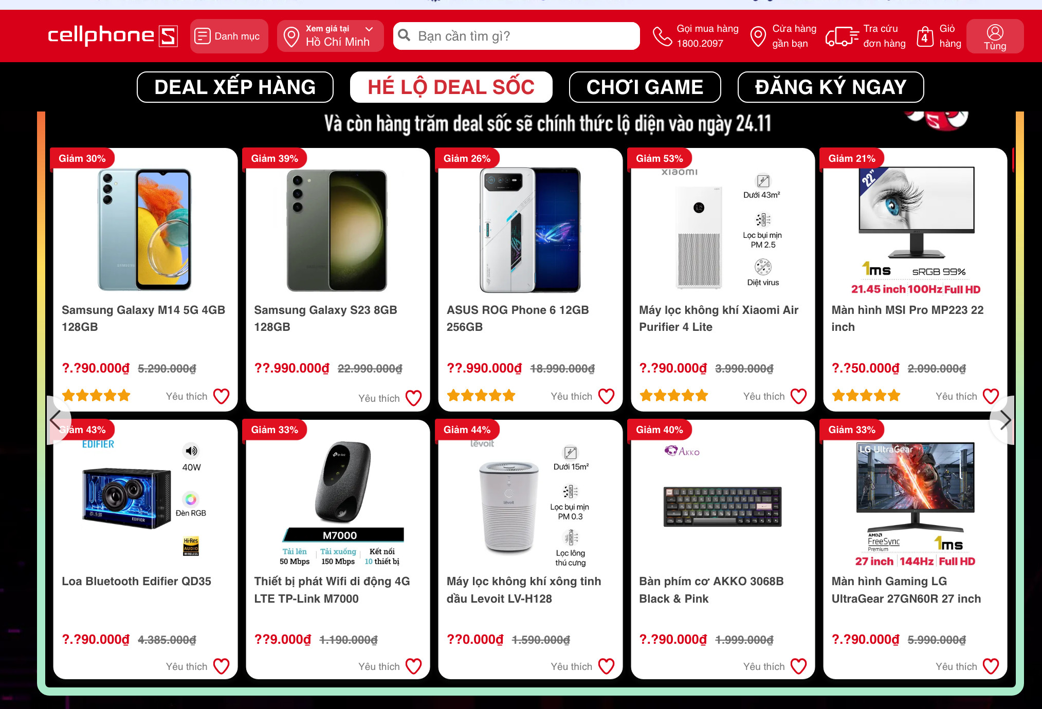 Canh ngày săn deal hời