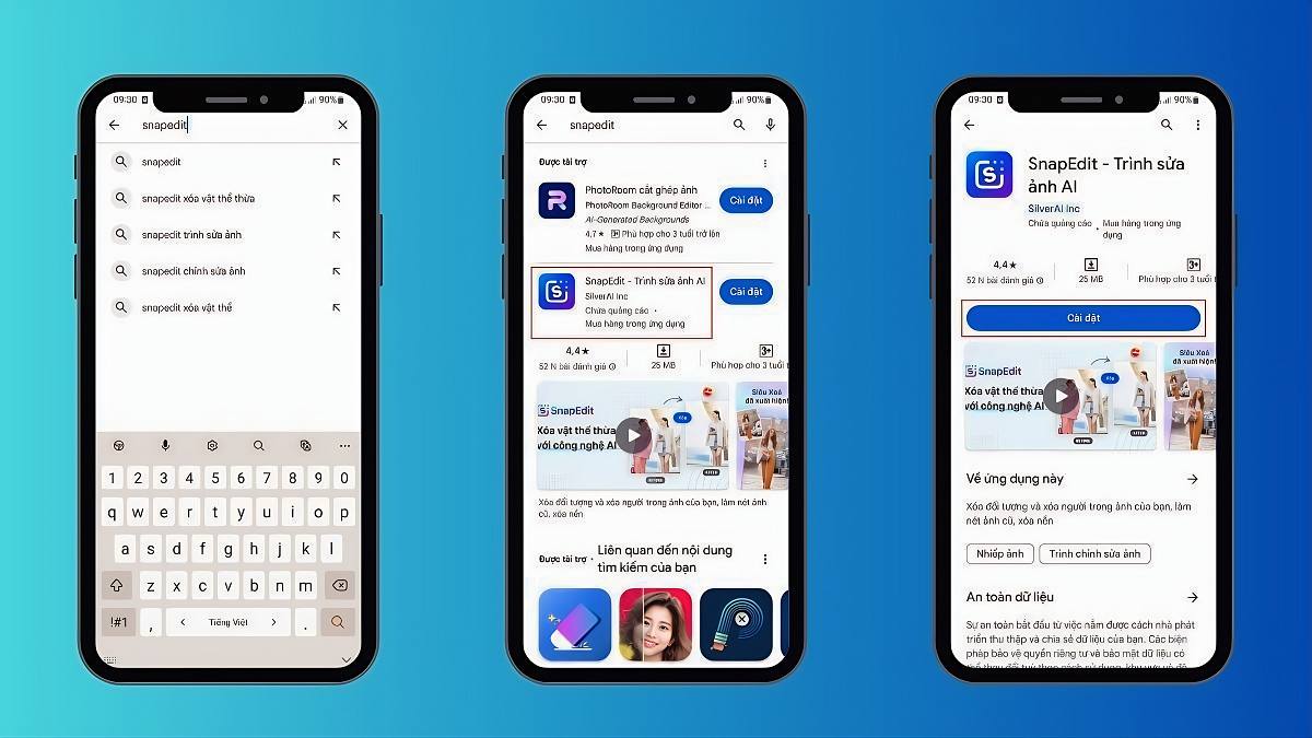 Cách tải SnapEdit trên điện thoại Android