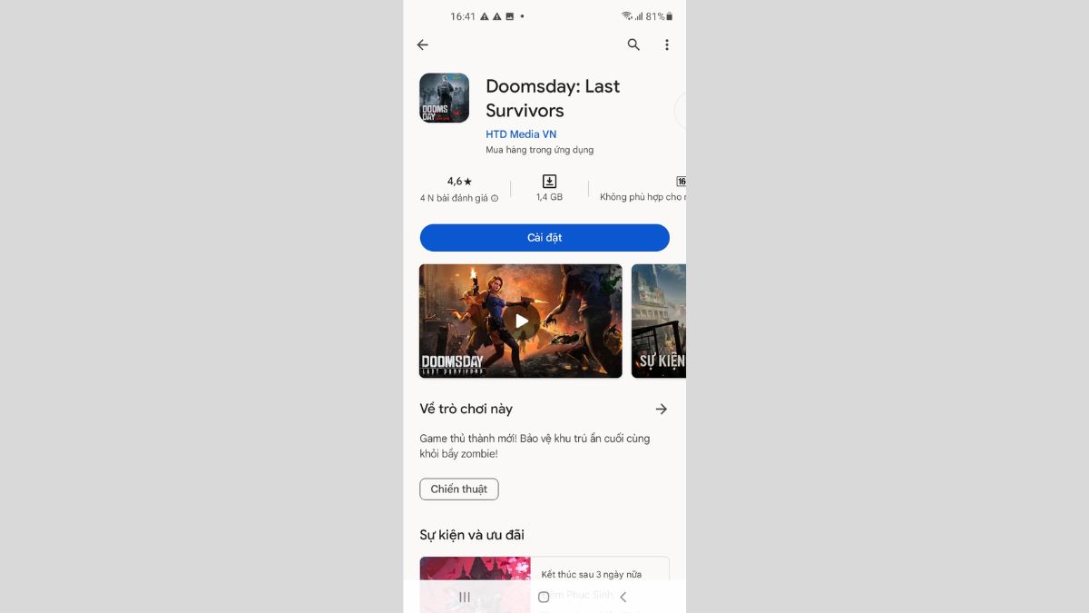Cách tải Doomsday Last Survivors trên Android bước 2