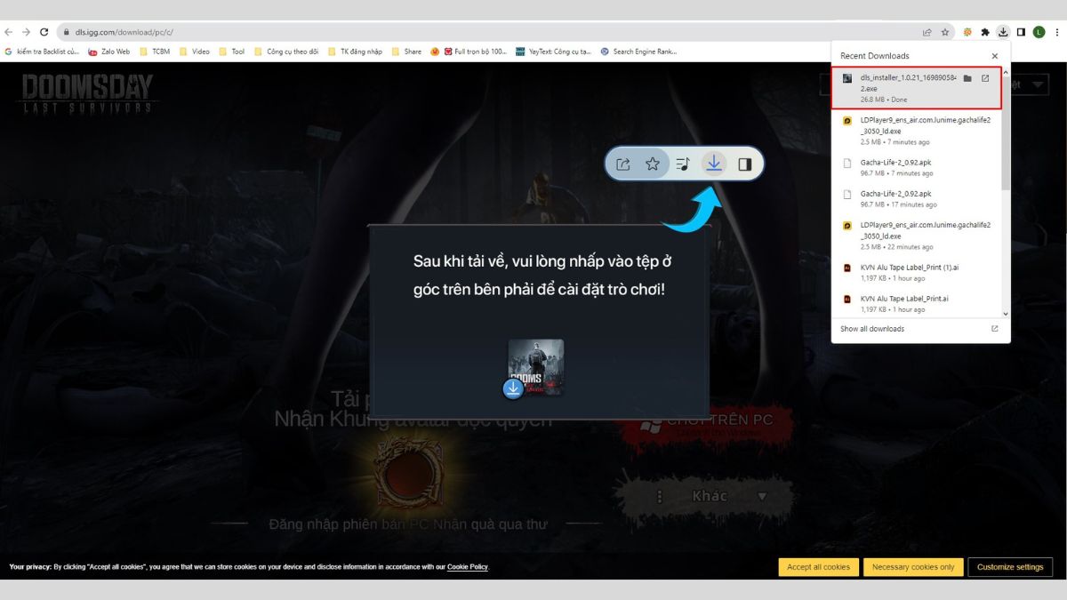 Cách tải Doomsday Last Survivors trên máy tính bước 2