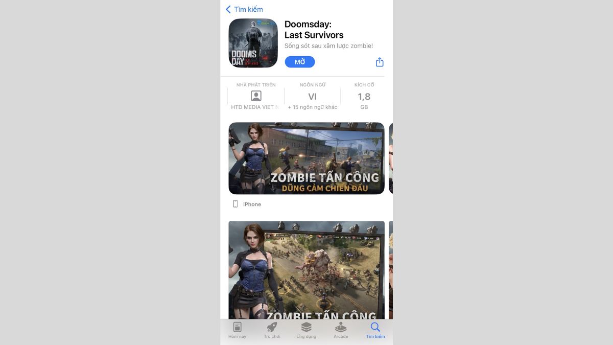 Cách tải Doomsday Last Survivors trên iPhone bước 3