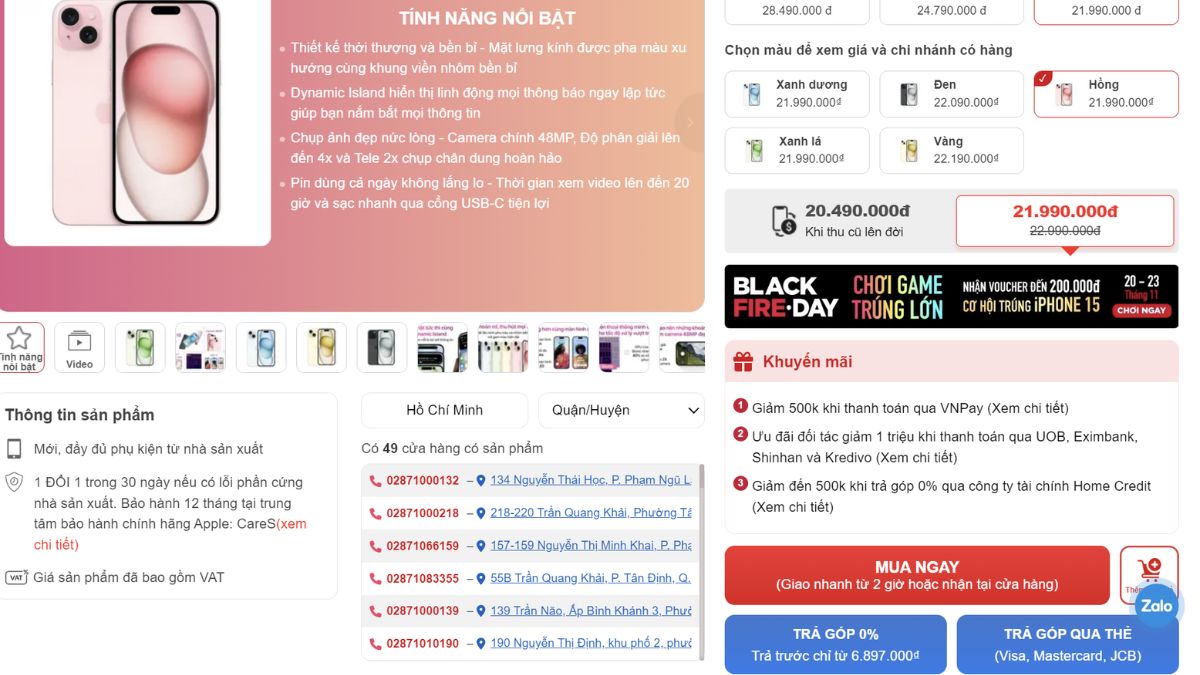 Trả góp qua Kredivo 2