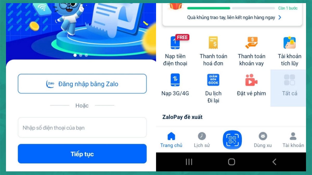 Tra cứu khoản vay Mcredit qua Zalopay bước 2