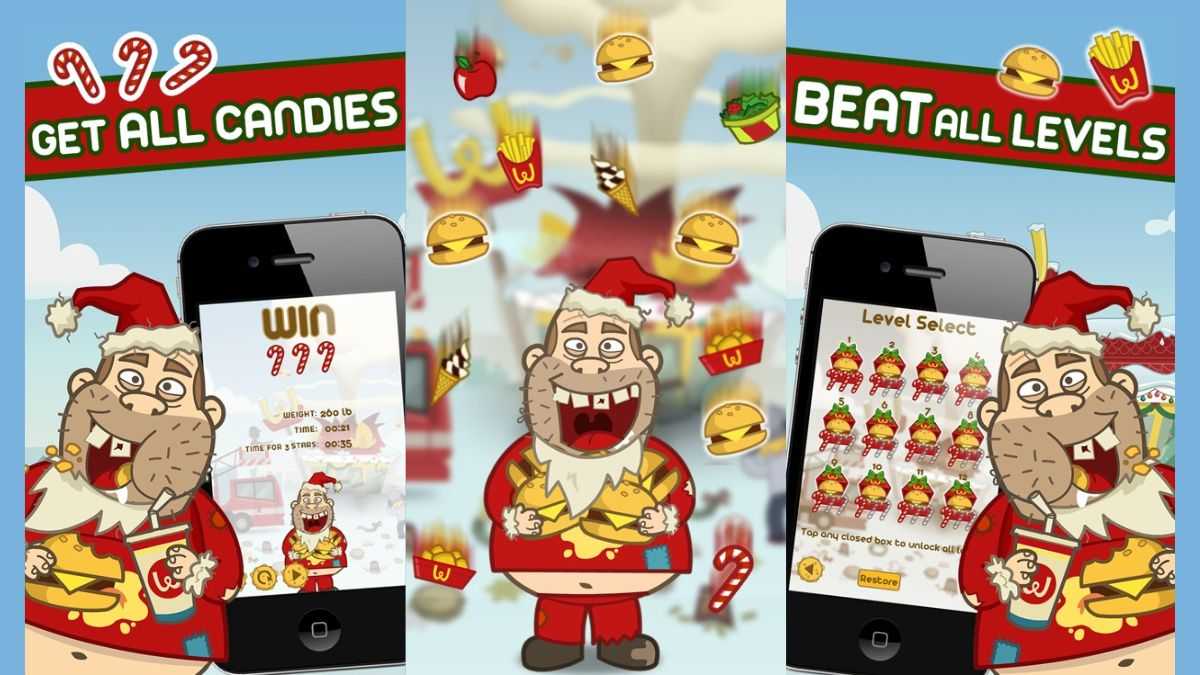Crazy Burger Christmas - Game trò chơi Giáng Sinh noel