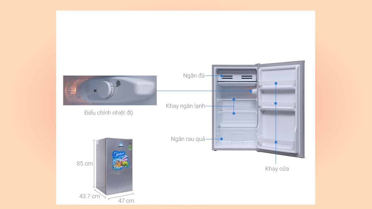 Midea 93 lít HS-122SN