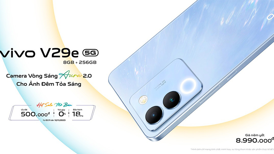 CellphoneS mở bán vivo V29e