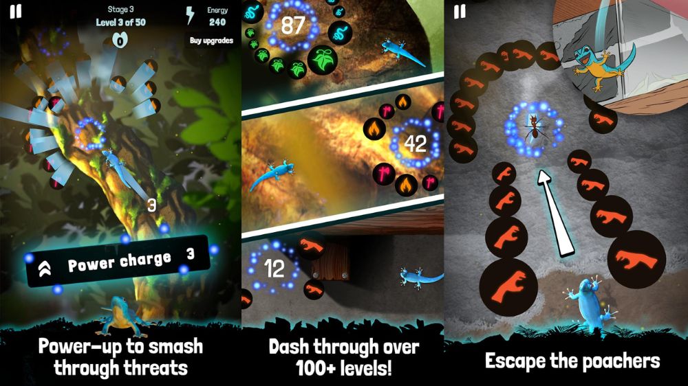 Electric Blue: Gecko Dash! - Làm gì khi bạn là một con tắc kè?
