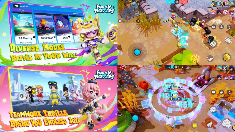 Funny Fighters: Battle Royale mở cửa cho game thủ chiến mùa Noel