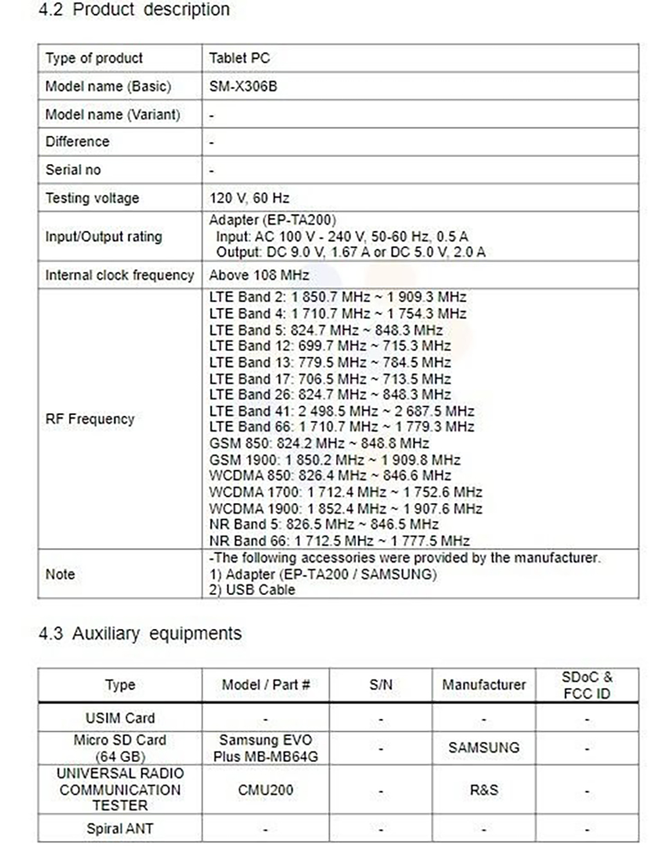 Galaxy Tab Active 5 đạt chứng nhận FCC