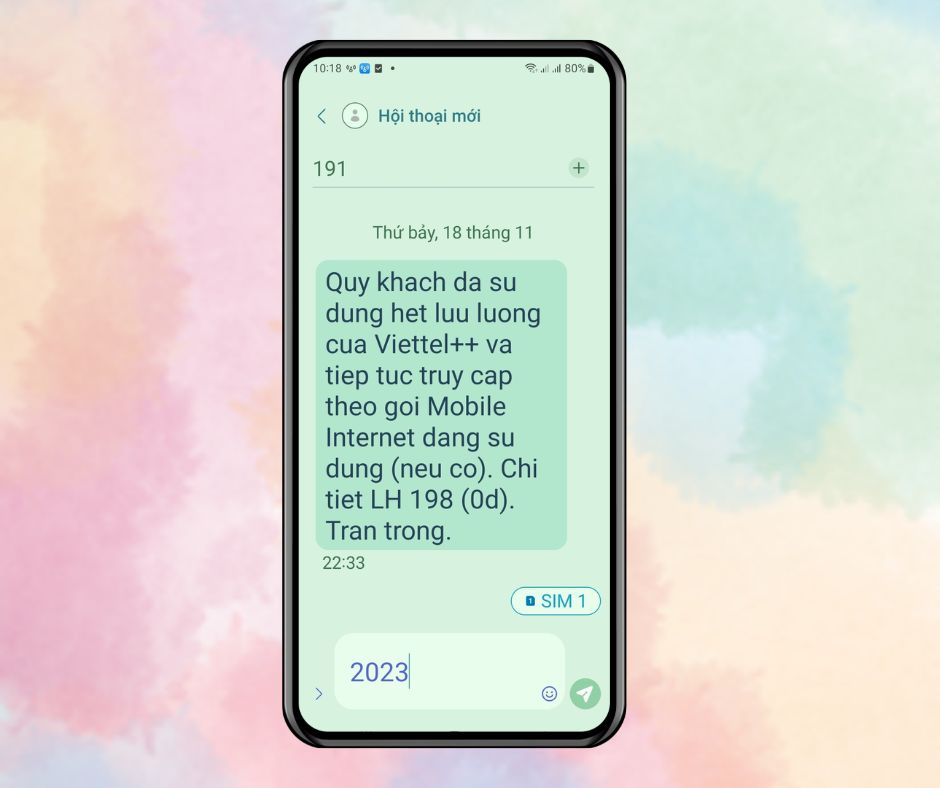Lookback lại năm 2023 nhận data free cùng Viettel - Bước 1