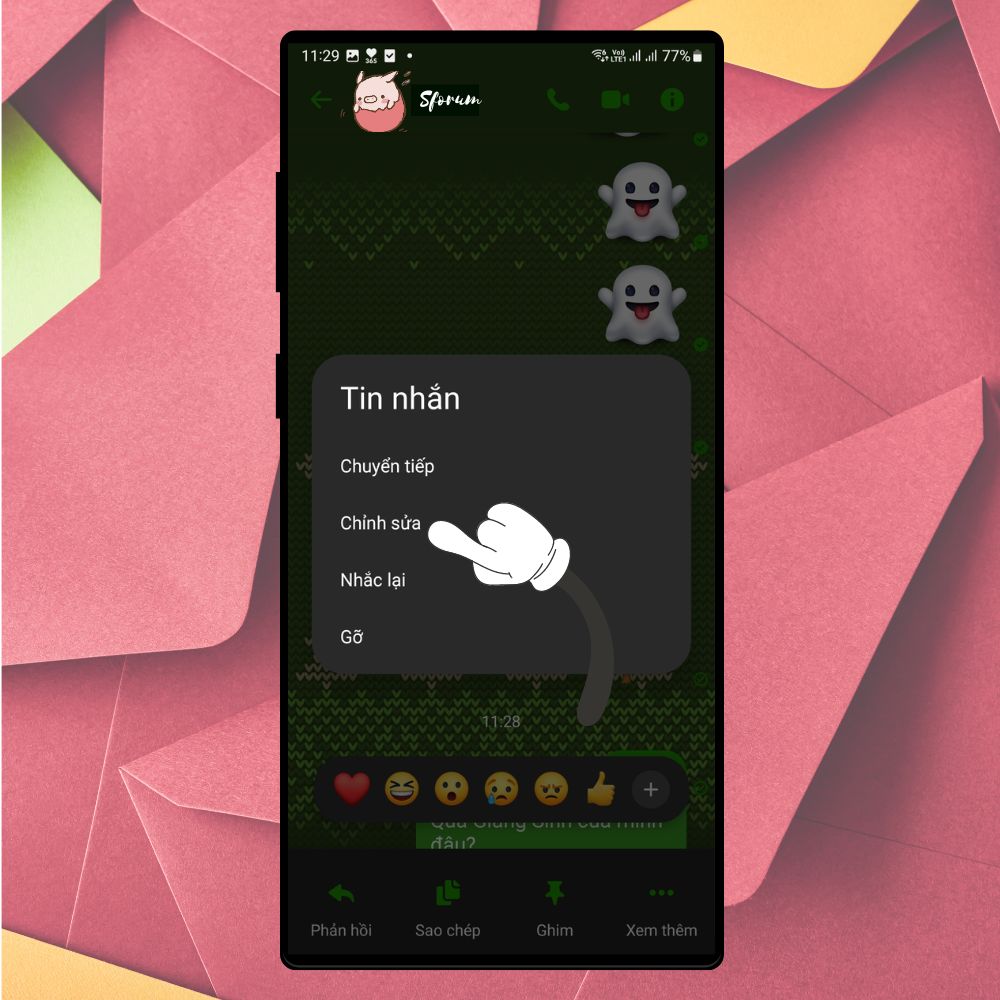 Cách sửa tin nhắn đã gửi trên Messenger siêu tiện lợi 2
