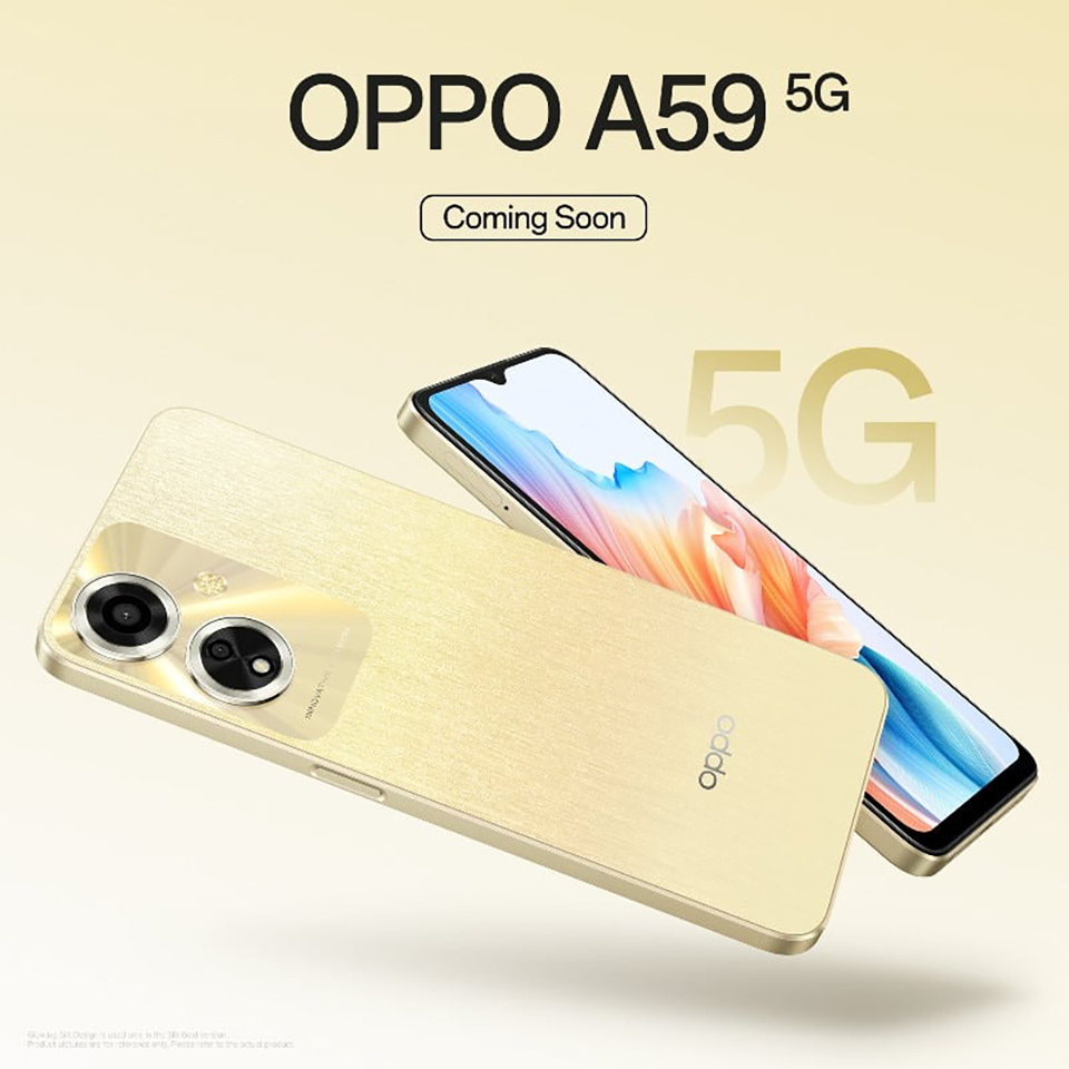 OPPO sẽ sớm ra mắt điện thoại A59 5G