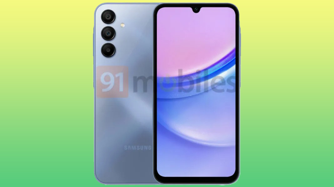 Galaxy A15 xanh lam