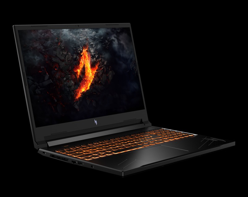 Acer Nitro V 16 được trang bị màn hình với tần số quét 165Hz