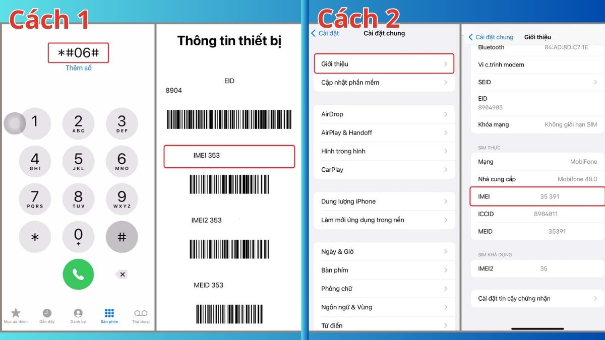 Cách kiểm tra IMEI điện thoại cũ 