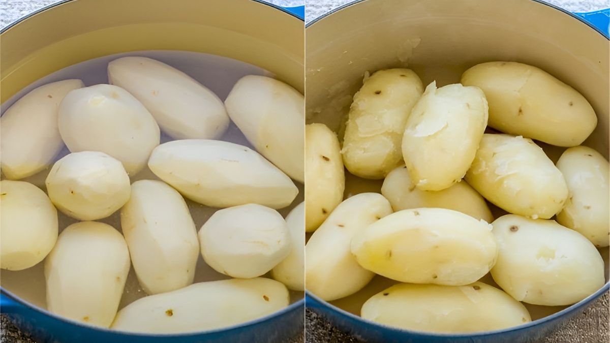 Cách làm khoai tây nghiền đơn giản nhất bước 2