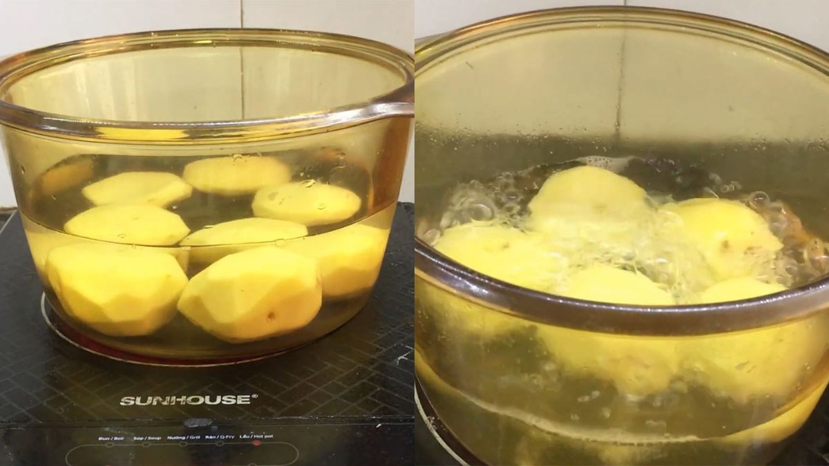 Cách làm khoai tây nghiền phô maibước 2