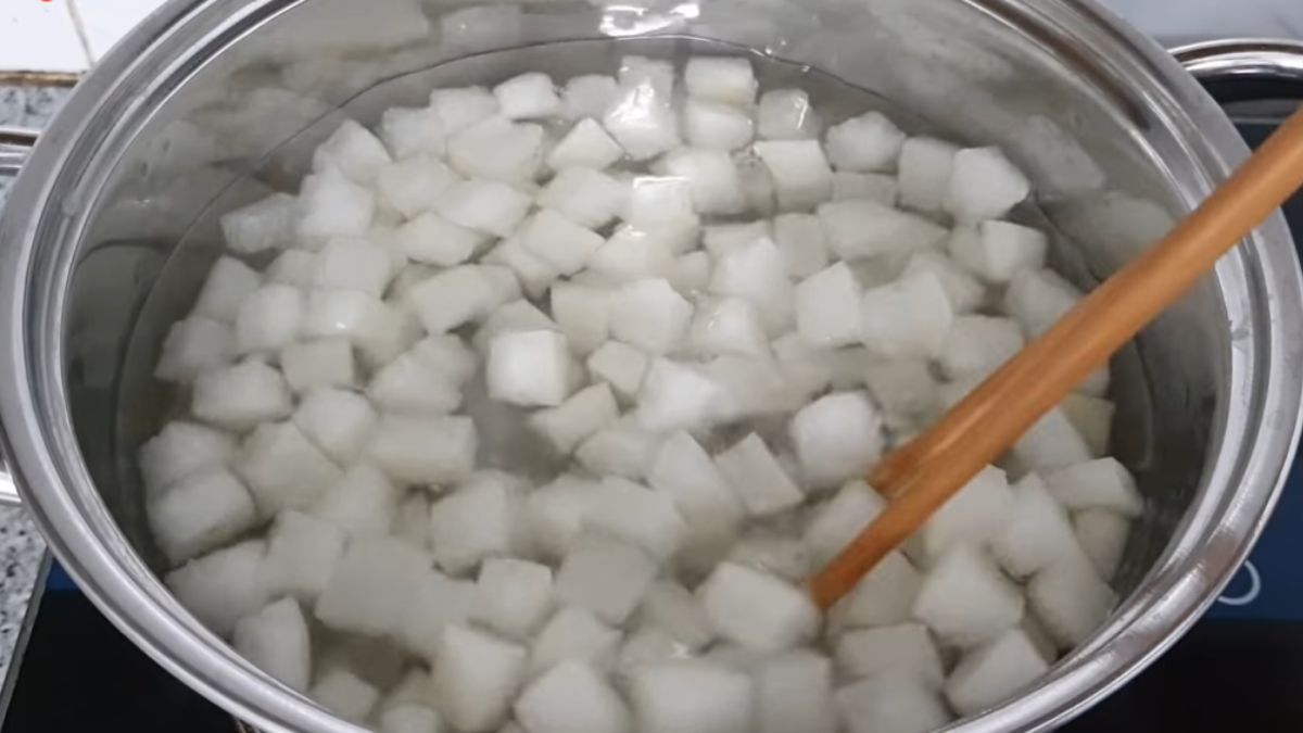 Mứt cùi bưởi, bước 2
