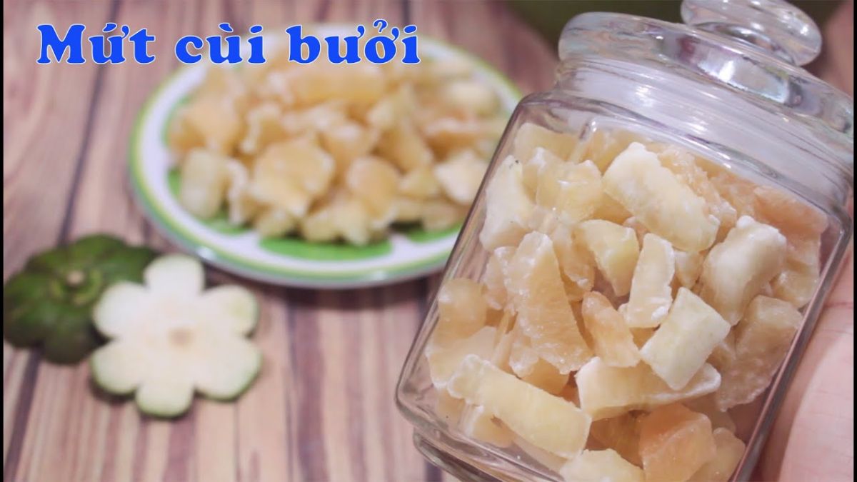 Mứt cùi bưởi, bước 3