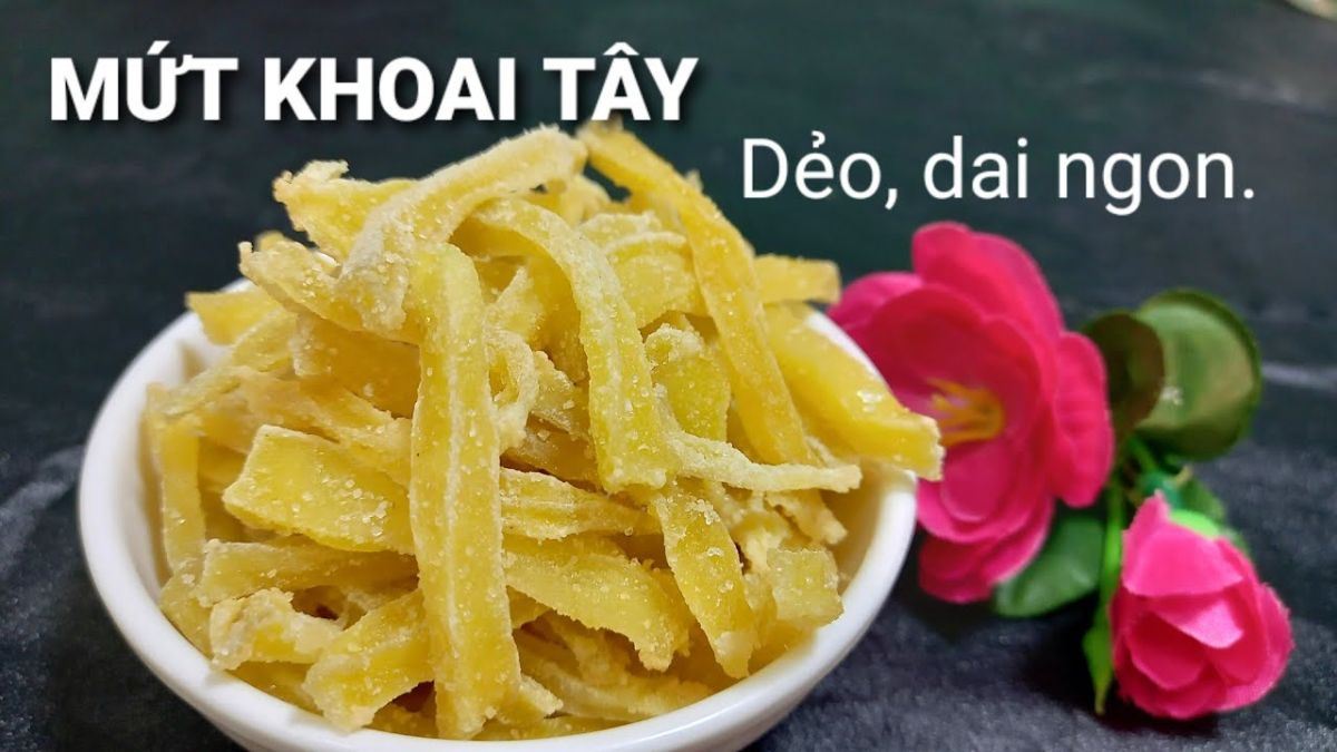 Mứt khoai tây, bước 3