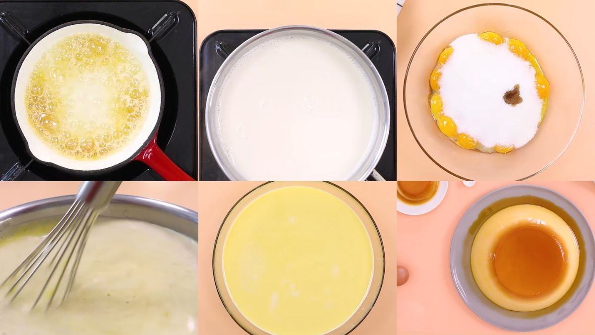 Cách làm pudding trứng