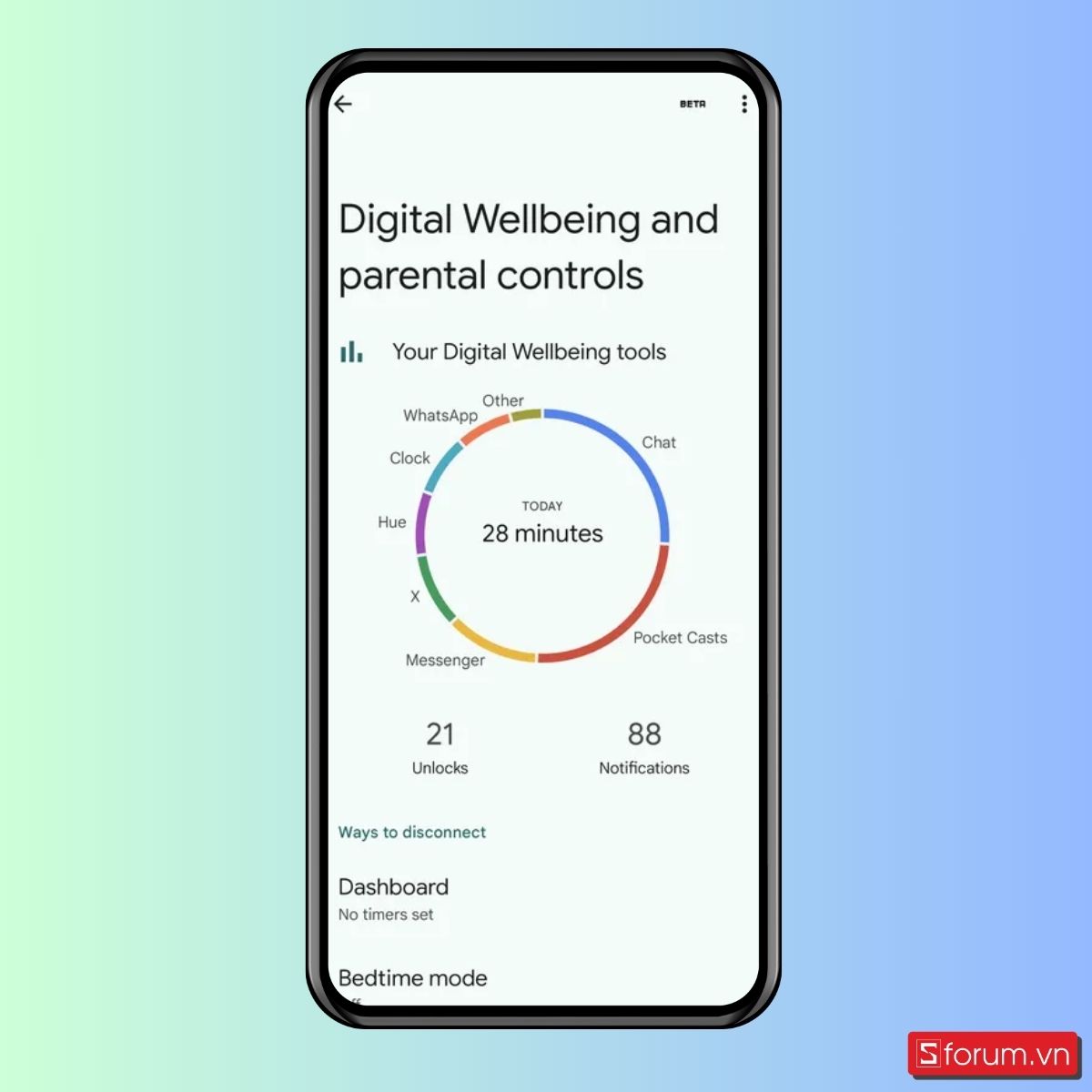 Cách cài đặt Digital Wellbeing trên điện thoại Android - bước 3