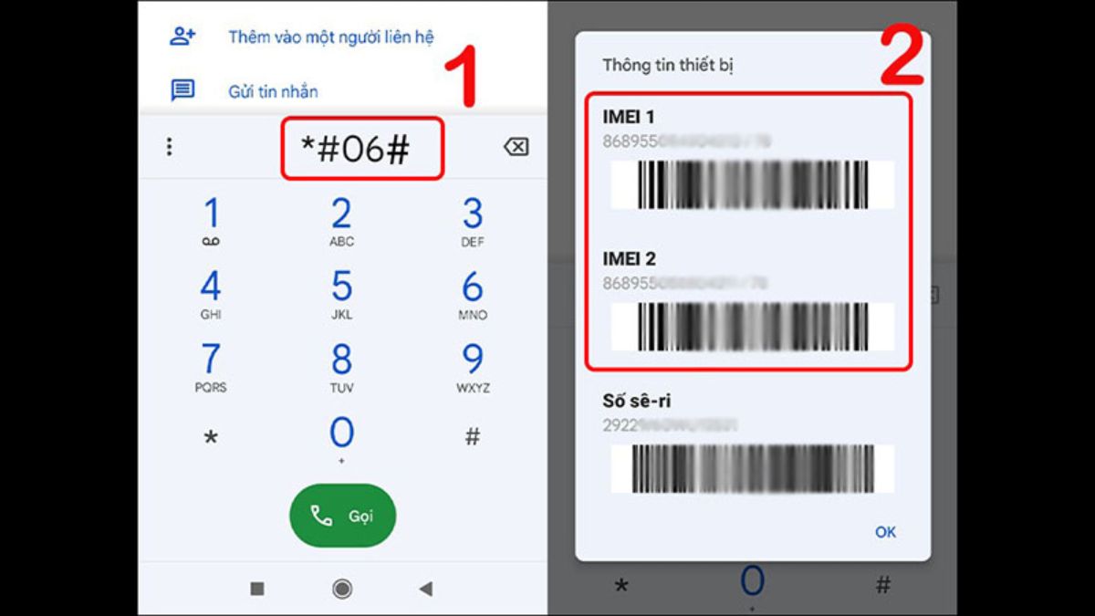 Cách check IMEI Xiaomi bằng cách quay số