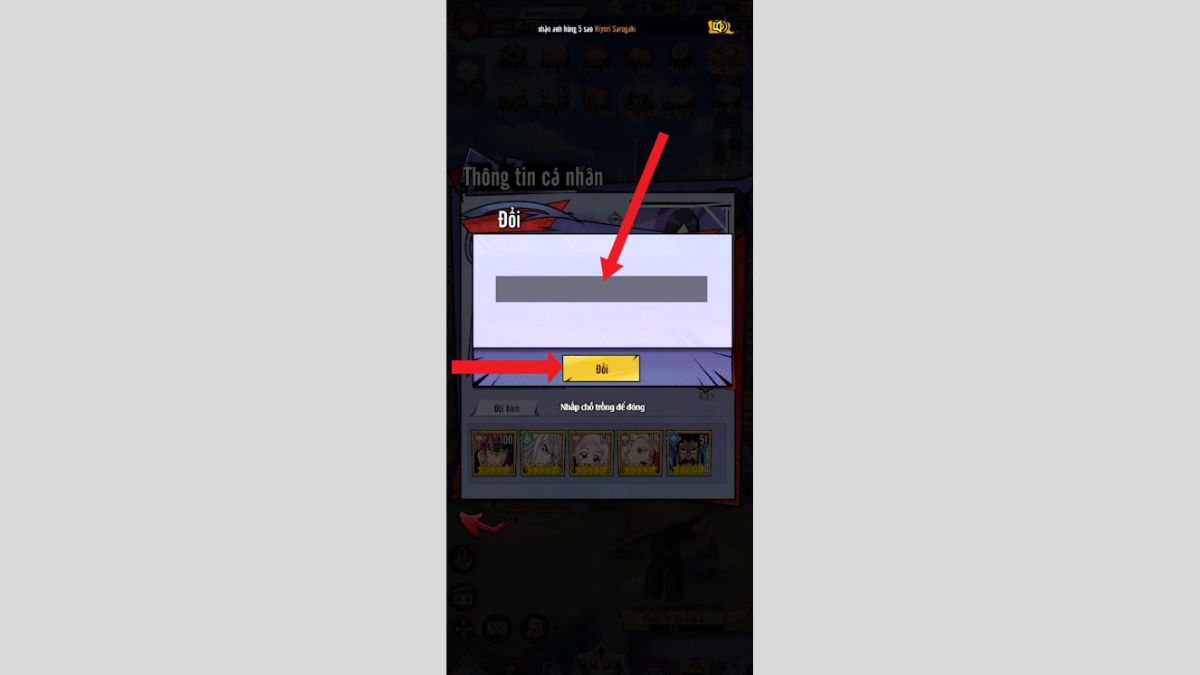 cách nhập code Trảm Hồn Đại Chiến Soul War bước 3