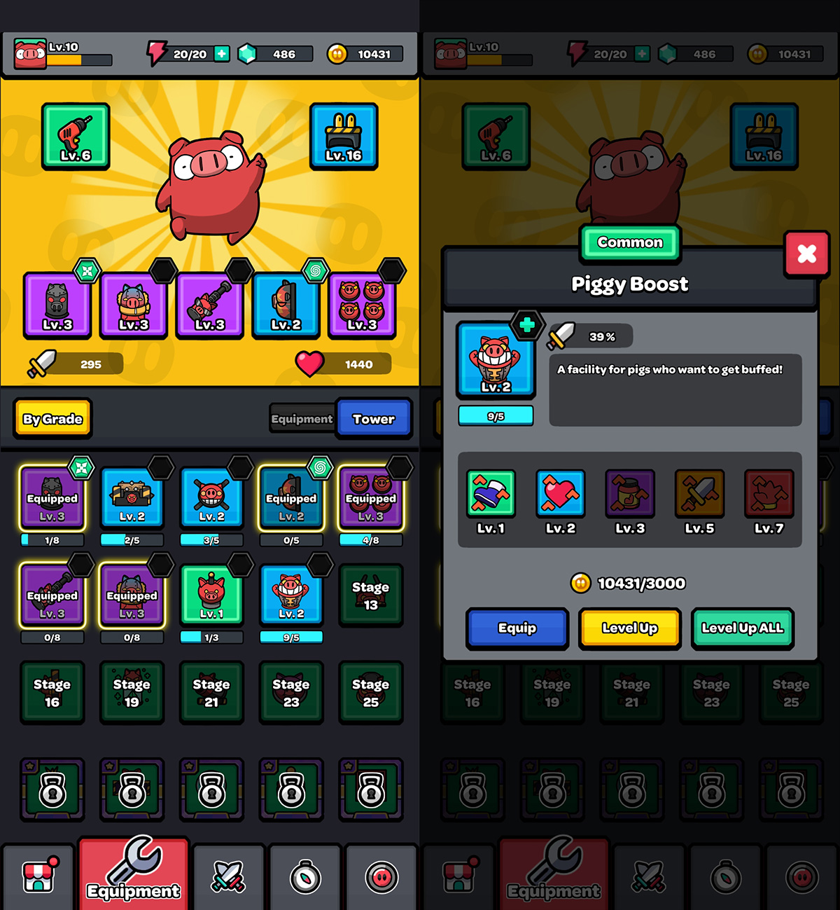 Bố trí gameplay hợp lý