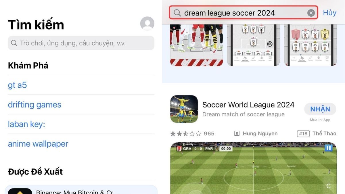 Cách tải Dream League Soccer 2024 trên iOS bước 4