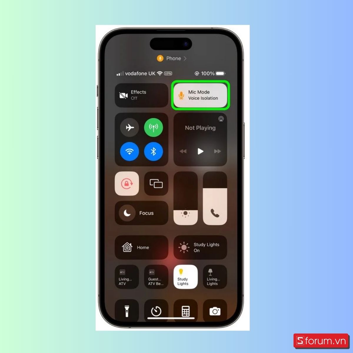 Cách bật Voice Isolation trên iPhone - bước 3