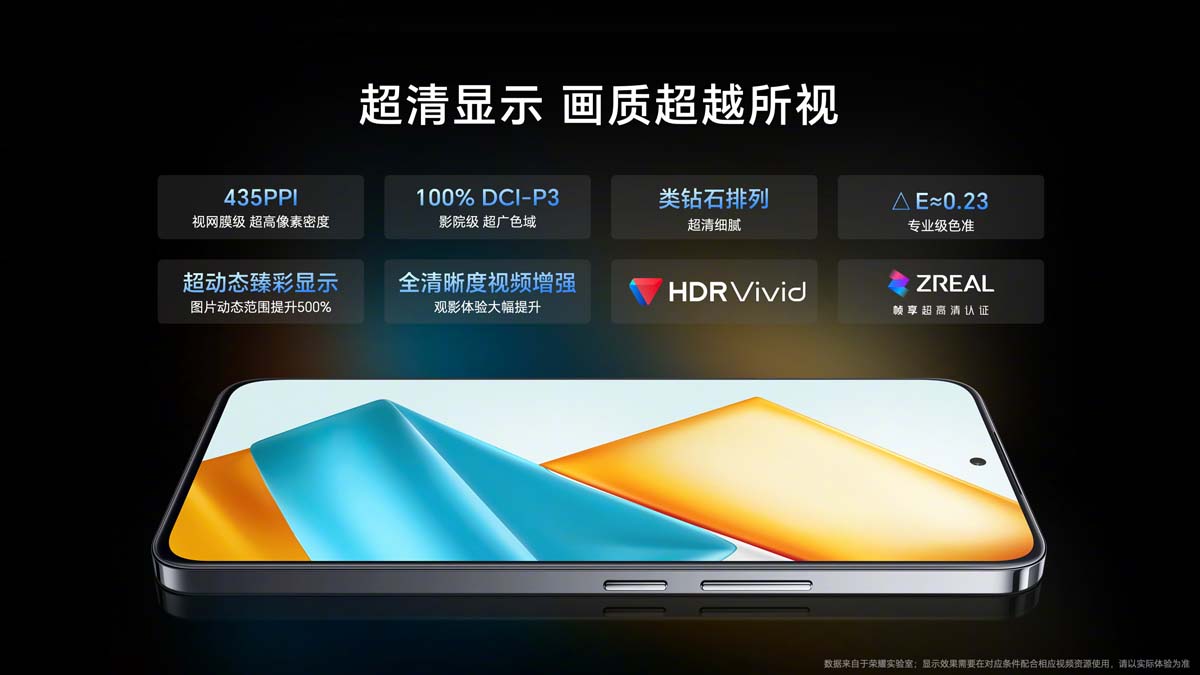 HONOR 90 GT sở hữu màn hình OLED 6.6 inch