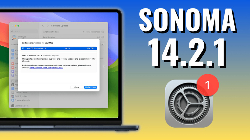 Apple phát hành macOS Sonoma 14.2.1