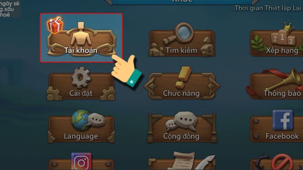 Hướng cách dẫn lấy IGG ID bước 2
