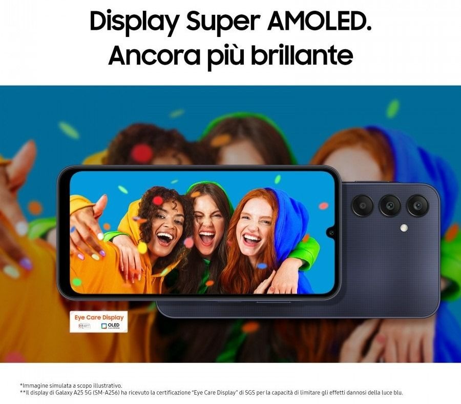 Galaxy A25 5G sẽ được trang bị màn hình Super AMOLED
