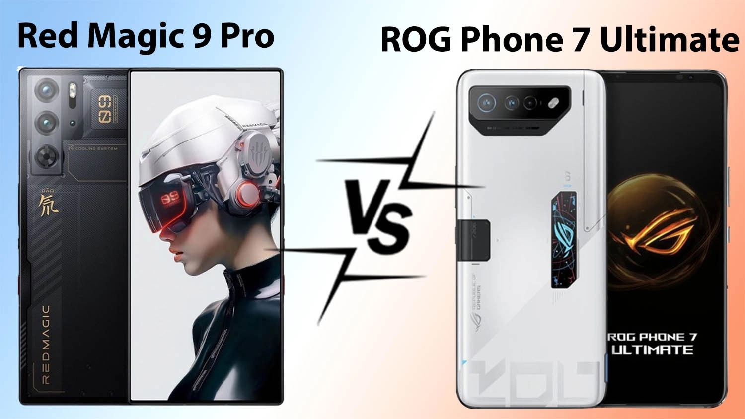 So sánh ROG Phone 7 Ultimate và Red Magic 9 Pro