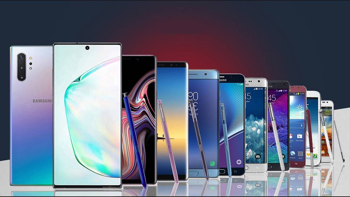 Tổng hợp tất cả các dòng điện thoại Samsung Note từ trước đến nay