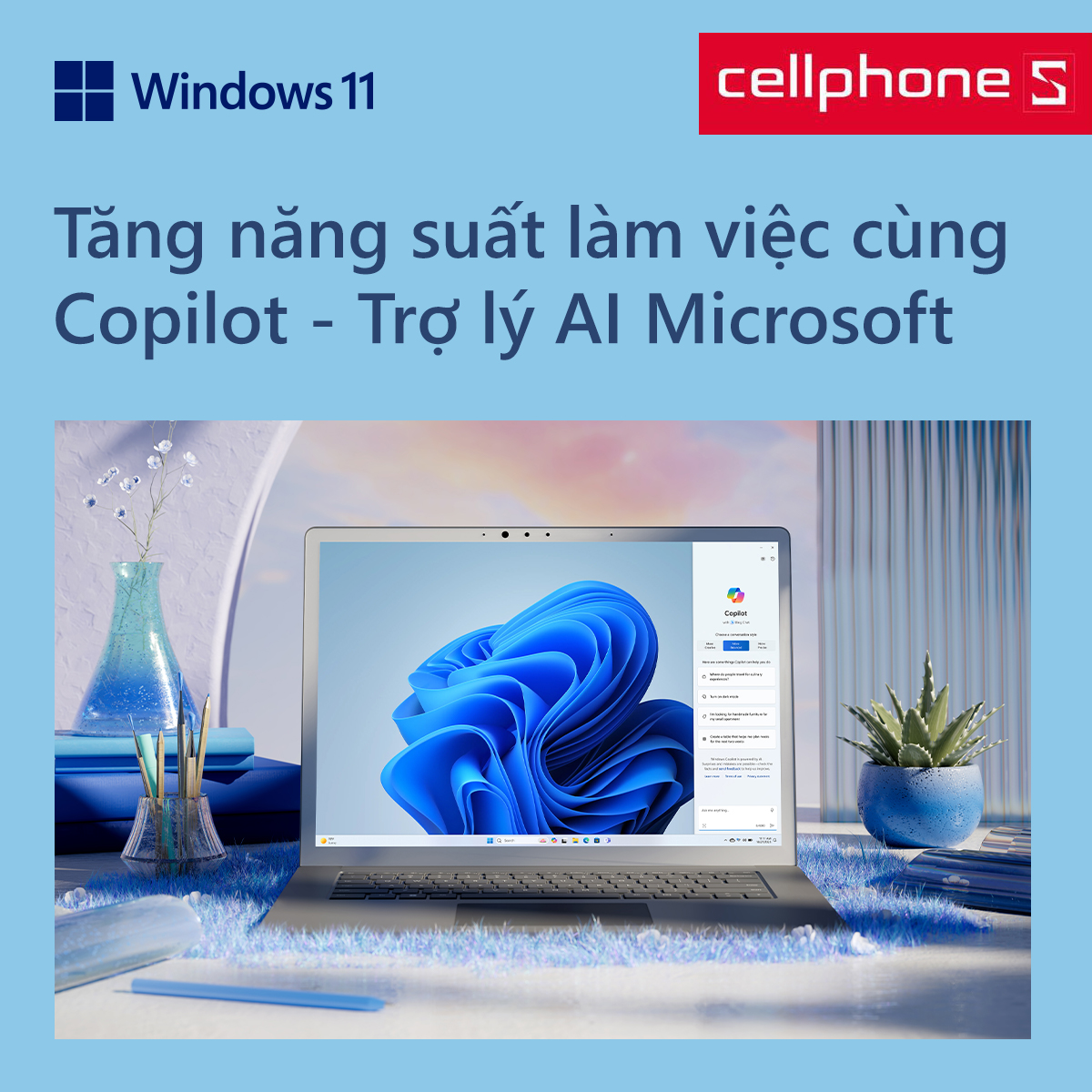 Tăng năng suất làm việc cùng Copilot - Trợ lý AI Microsoft