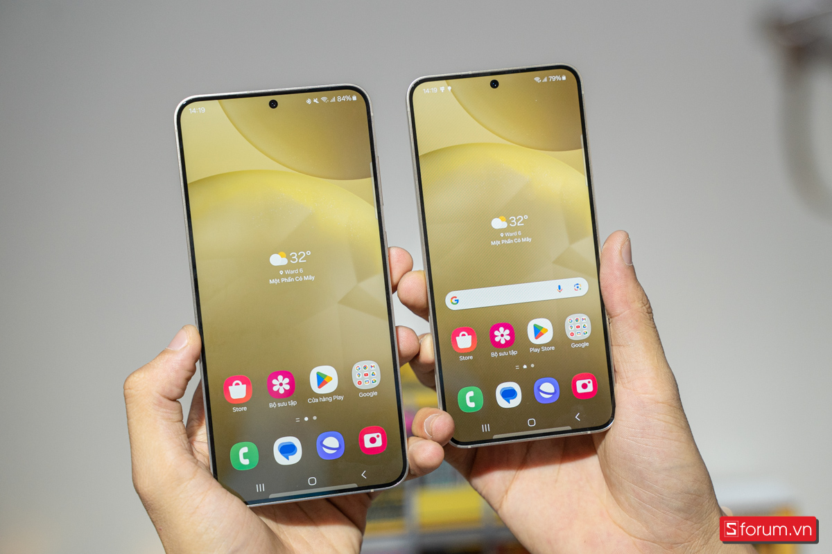S24 Plus có màn hình lớn, sắc nét và sáng hơn