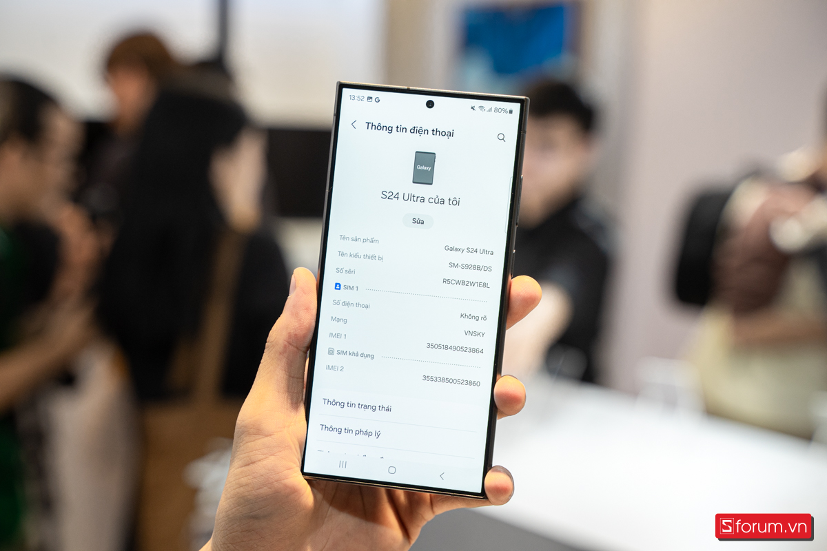 Galaxy S24 Ultra được trang bị vi xử lý Snapdragon 8 Gen 3