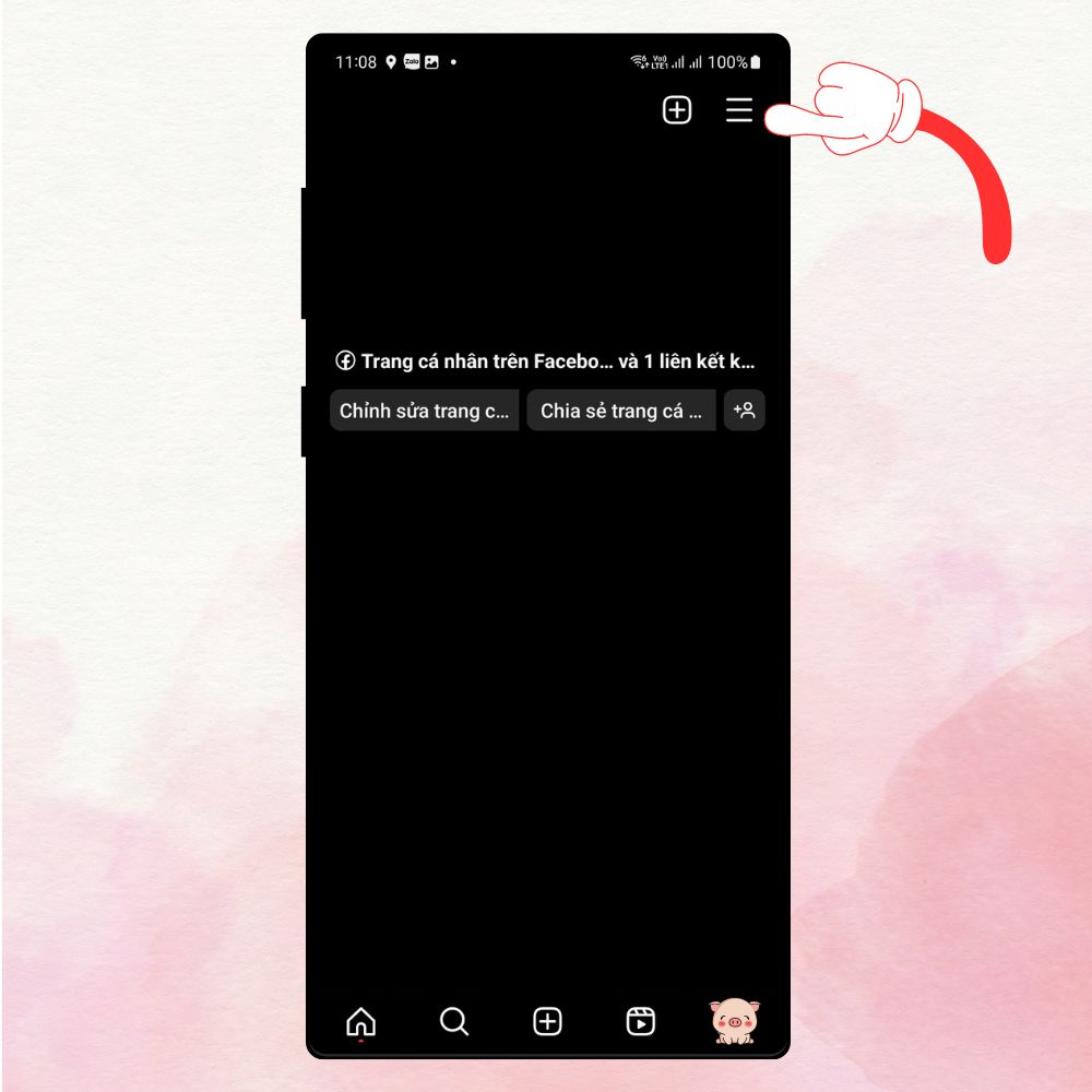 Cách tắt thông báo Instagram khi đang làm việc 1