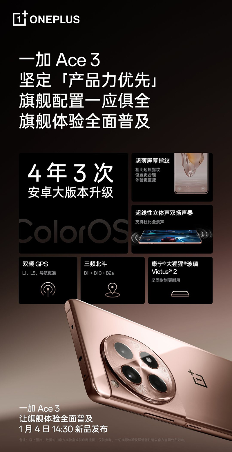 Tính năng của OnePlus Ace 3