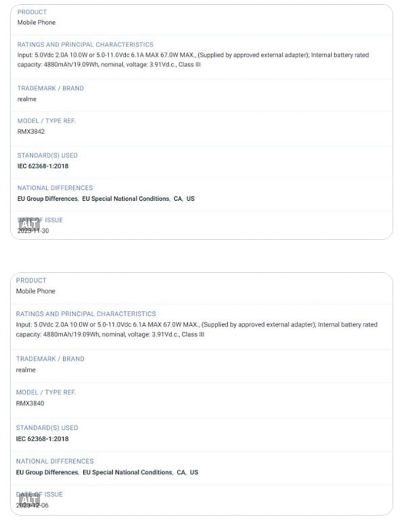 realme 12 Pro đạt chứng nhận TUV