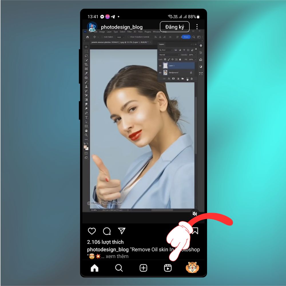 Cách ghép nối video Reels Instagram 1