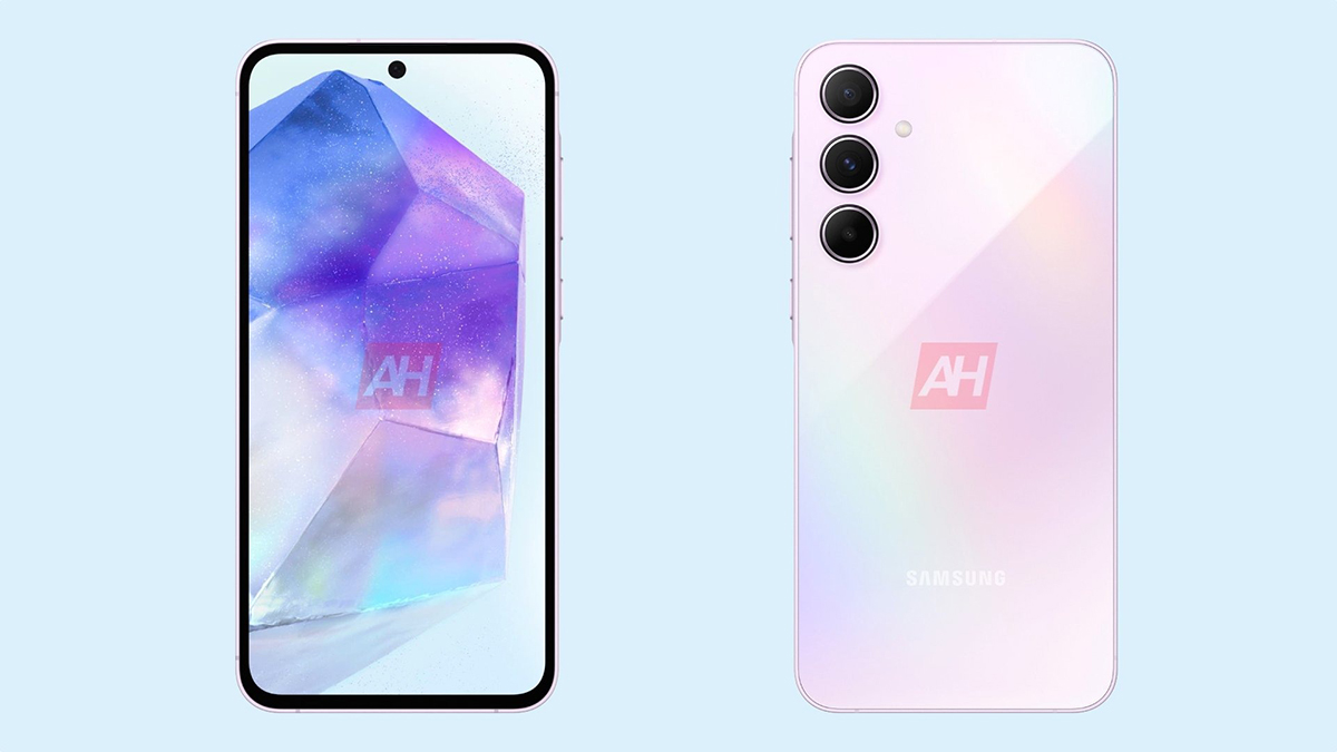 Ảnh render Galaxy A55