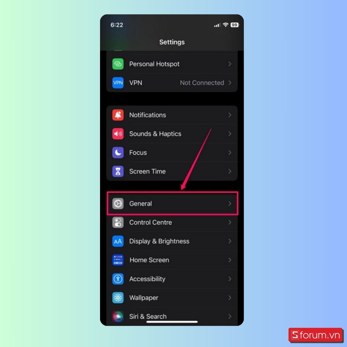 Cập nhật iPhone bằng Dữ liệu di động - Bước 2