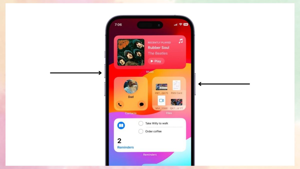 Khởi động lại iPhone của bạn - Bước 1